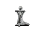 Resting Modern Silver Sculpture