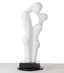 Love - Modern White Polyresin Sculpture