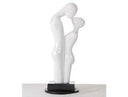 Love - Modern White Polyresin Sculpture