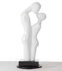 Love - Modern White Polyresin Sculpture
