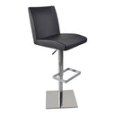 T-1068CN Modern Black Leatherette Adjustable Bar Stool