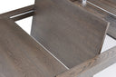 Galant Modern Grey Oak Extendable Dining Table