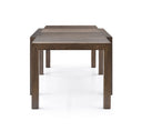 Galant Modern Grey Oak Extendable Dining Table