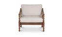Delilah Outdoor Accent Chair Brown