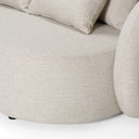 Tabarca - Outdoor Beige Fabric 3 Seat Sofa