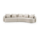 Tabarca - Outdoor Beige Fabric 4 Seat Sofa + 2 Chairs