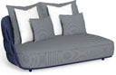 Swipe Modular Sofa End DX by Talenti, Blue / Plain Blue