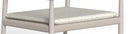 Dolcevita Alu Lounge Armchair Seat Cushion by Talenti, Inkas White