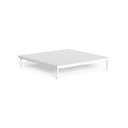 CleoSoft Alu Square Coffee Table by Talenti, White