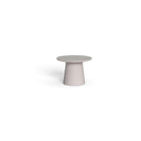 Dolcevita Alu Round Side Table, Small by Talenti, Warm White / Beige Top
