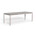 Dolcevita Alu Extending Dining Table by Talenti, Warm White / Beige Top