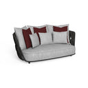 Swipe Two-Seater Sofa by Talenti, Graphite / Light Grey