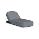 Swipe Sunbed by Talenti, Blue / Plain Blue