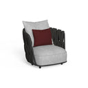 Swipe Living Armchair by Talenti, Graphite / Light Grey