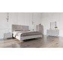 Alexa Italian Modern Grey Nightstand