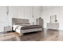 Alexa Italian Modern Grey Mirror