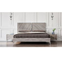 Alexa Italian Modern Grey Bedroom Set