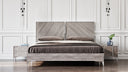 Alexa Italian Modern Grey Nightstand