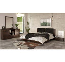 Fantasia - Contemporary Walnut Mirror