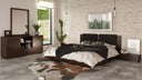 Fantasia - Dark Walnut Dark Grey 4-Piece Bedroom Set