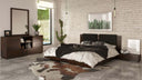 Fantasia - Dark Walnut Dark Grey 4-Piece Bedroom Set