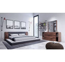 Jagger Modern Walnut Dresser & Mirror Set