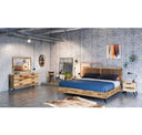 Sala Modern Light Wood Dresser & Mirror Set