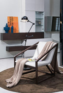 Taranto - Modern Grey Eco-Leather Lounge Chair