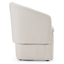 Tassell - Modern Fabric Dining Chair w/ Castor Wheels