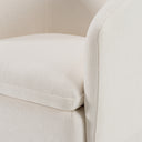 Tassell - Modern Fabric Dining Chair w/ Castor Wheels