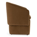 Tassell - Modern Fabric Dining Chair w/ Castor Wheels