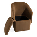 Tassell - Modern Fabric Dining Chair w/ Castor Wheels