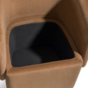 Tassell - Modern Fabric Dining Chair w/ Castor Wheels