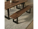 Taylor - X-Large 102" Modern Live Edge Dining Bench