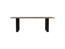 Taylor Large 87" Modern Live Edge Wood Dining Table