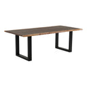 Taylor Large 87" Modern Live Edge Wood Dining Table