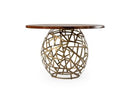 Prospect - Modern Round 59" Walnut Dining Table