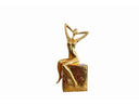 Figure Modern Gold Sculpture