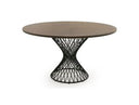Legend Modern Glass & Stainless Steel Dining Table