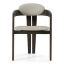Thorne Light Grey and Dark Grey Arm Dining Chair
