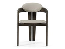 Elati - Tan Vegan Leather Dining Chair