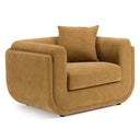 Tiene - Modern Orange Fabric Chair