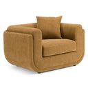 Tiene - Modern Orange Fabric Chair
