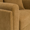Tiene - Modern Orange Fabric Chair