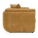 Tiene - Modern Orange Fabric 3-Seat Sofa