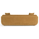 Tiene - Modern Orange Fabric 3-Seat Sofa