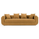 Tiene - Modern Orange Fabric 4-Seat Sofa