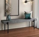 Timlin - Modern Concrete & Metal Bench