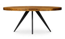 PARQ OVAL DINING TABLE AMBER