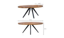 Parq Oval Dining Table Amber